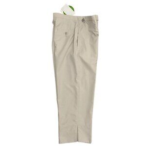 Lizgolf essentials Anissa Liz Claiborn golf crop pants lightweight beige 10